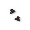 Picture of BLACK HEART DETAIL CLAMPS 2 PACK